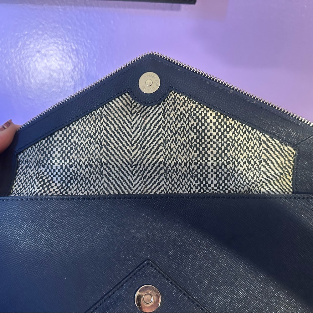 Rebecca Minkoff Midnight Blue Envelope Clutch - Picture 10 of 16